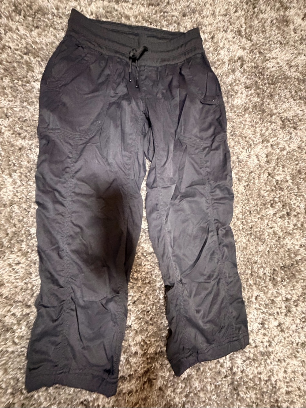 The North Face Black Cargo Drawstring Pants